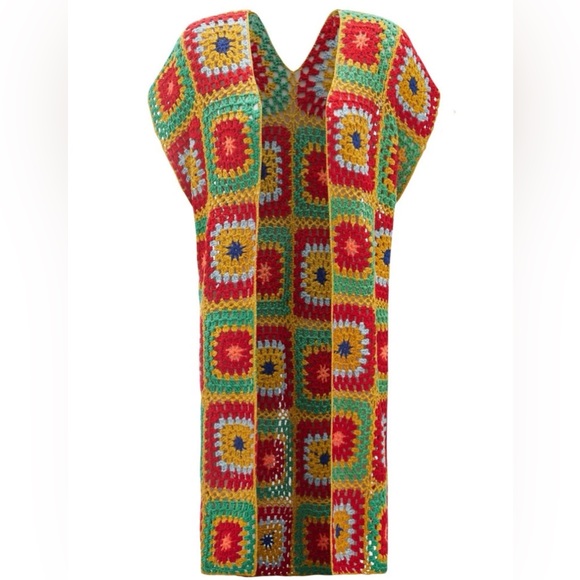 Floral embroidery pointelle knit kimono - Picture 3 of 5